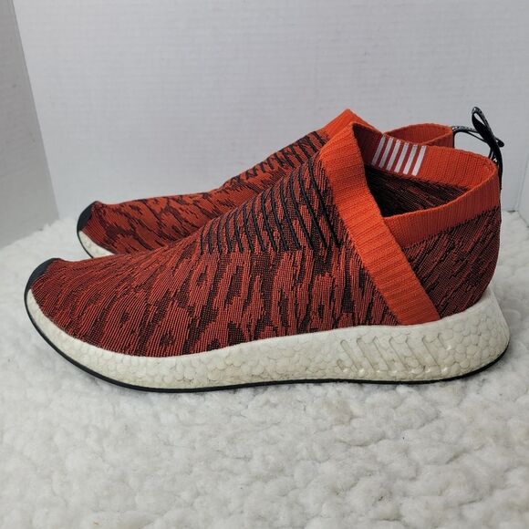 Adidas NMD CS2 PK Nomad City Mens Sock Size 13 Red Black White Boost BY940 - Picture 3 of 7